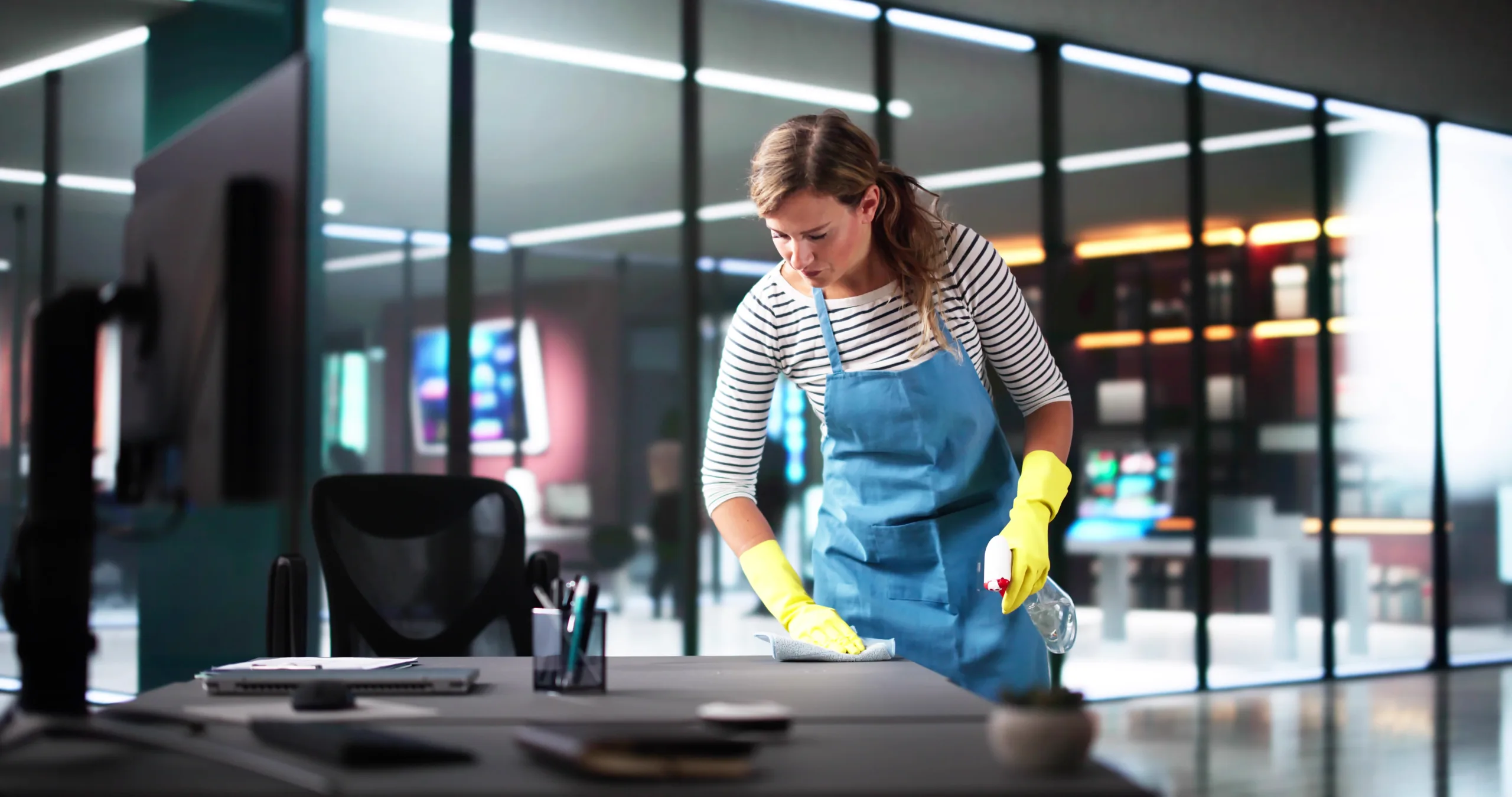 Janitor,Cleaning,Office,Desk.,Hygiene,Cleaner,Service